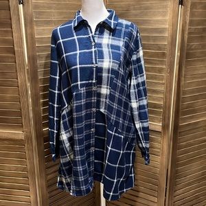 J.Jill button‎ down tunic size S